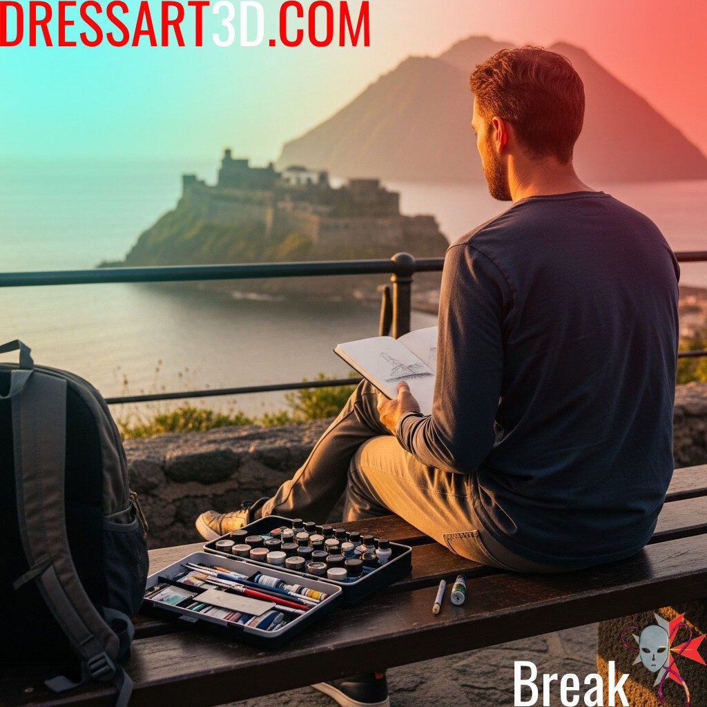 Taking a break @ dressart3d.com