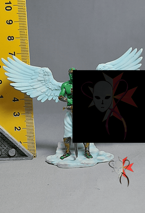 Planetar - Dungeons and Dragons RPG gaming Miniature / Model painted. Blog