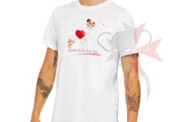 Love is in the Air – Valentine’s Day – Classic Unisex Crewneck T-shirt