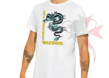 Wisdom – Tempered Fury Dragon – Classic Unisex Crewneck T-shirt