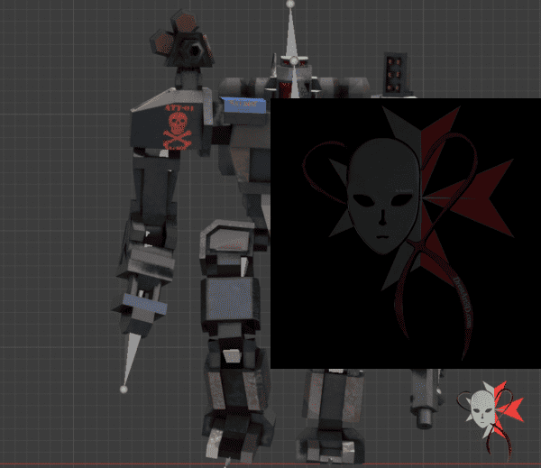Low Poly Mecha Robot rigged with two animations included - Image 10