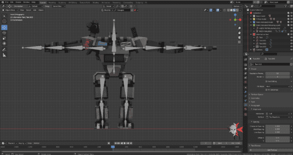 Low Poly Mecha Robot rigged with two animations included - Image 4