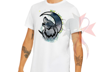 Wolf – Lord of the Forest – Classic Unisex Crewneck T-shirt