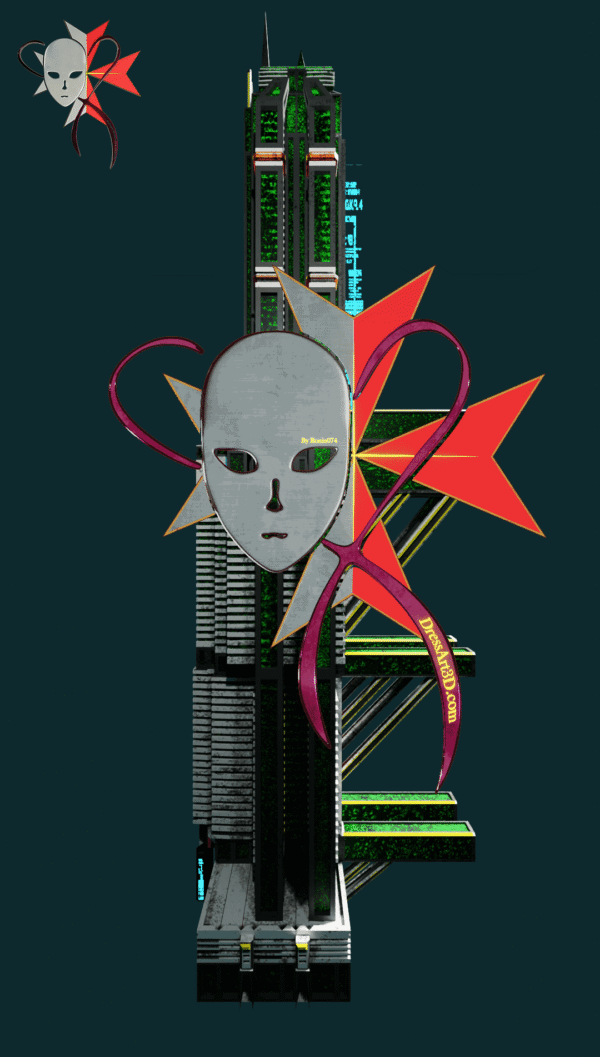 Sci-fi City Buildings Low Poly Kitbash Set - Neo Victoria - Image 44