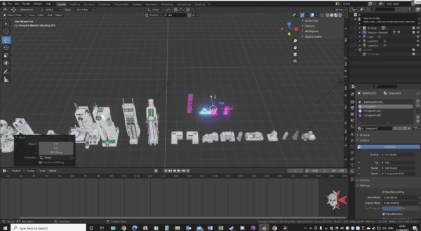Sci-fi City Buildings Low Poly Kitbash Set - Neo Victoria - Image 40
