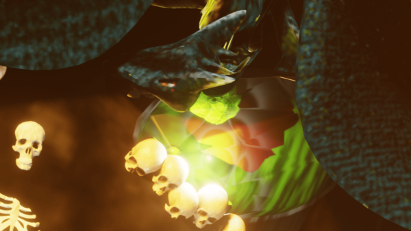 Portfolio - Low Poly animated dragon 3d Model by ronin074 at dressart3d.com