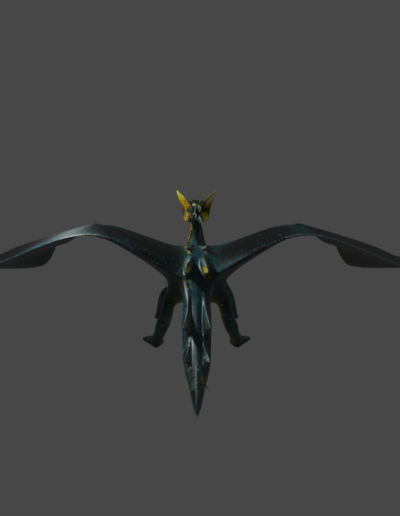 Portfolio - Low Poly animated dragon 3d Model by ronin074 at dressart3d.com