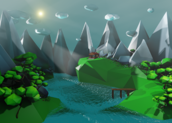 Low Poly Nature Spring Pack