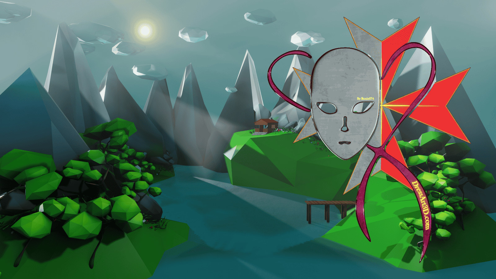 Portfolio – My 3d Models Creations - Low Poly Nature Pack