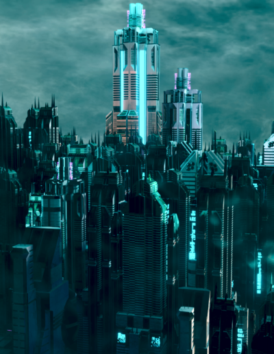 Portfolio - Neo City City Victoria - Sci-fi City Kitbash Set