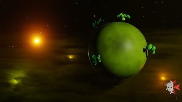 Dragon Ball King Kai Planet animation low poly baked texture - Image 5
