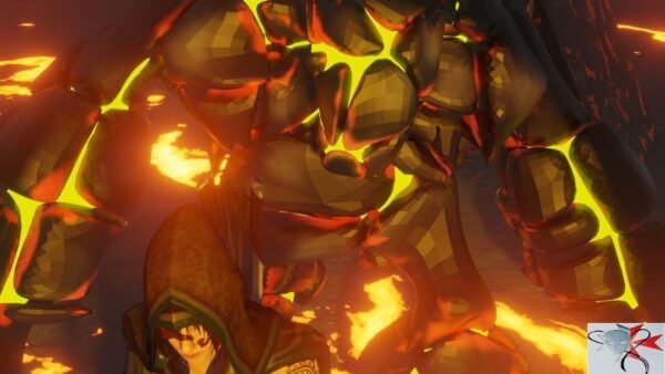Low Poly Lava Monster Textured Rigged 3 animations included - Image 7