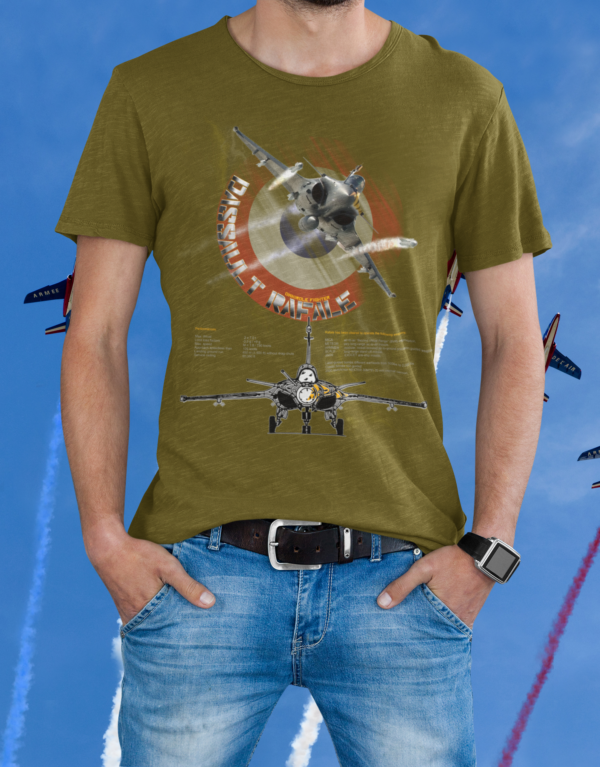 Dassault Rafale - Fan Art - Classic Unisex Crewneck T-shirt - Image 5