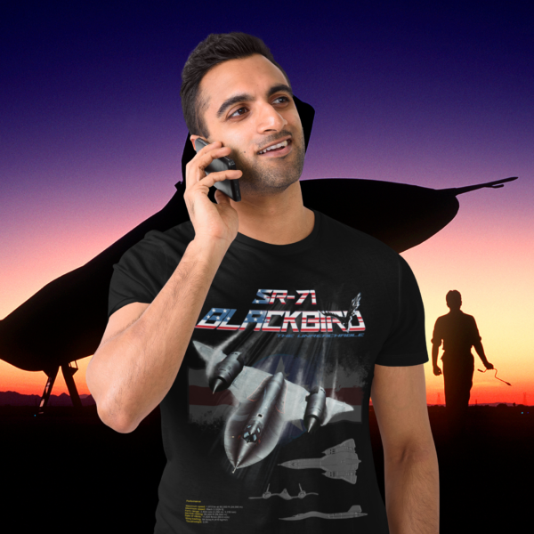 SR-71 Blackbird - The Unreachable - Fan Art - Classic Unisex Crewneck T-shirt - Image 16