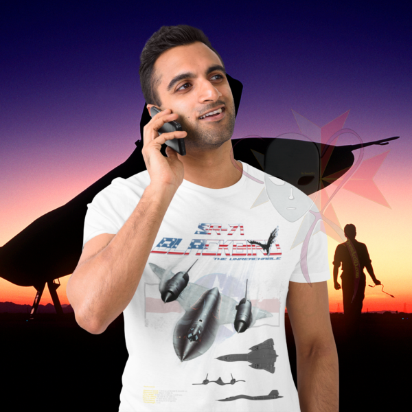 SR-71 Blackbird - The Unreachable - Fan Art - Classic Unisex Crewneck T-shirt - Image 17