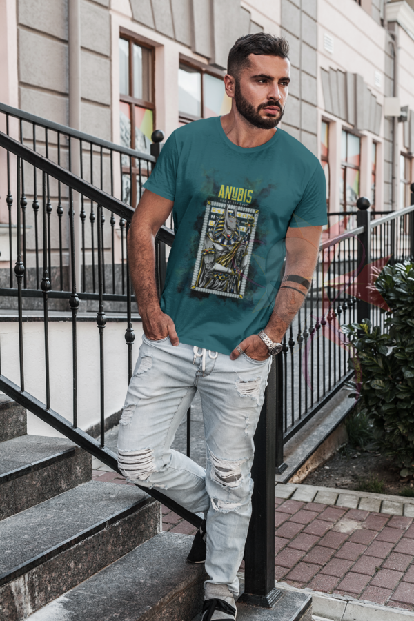 Anubis god of the Dead - Classic Unisex Crewneck T-shirt - Image 21