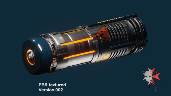 Portfolio - 3D model - Cyclone MK1 Missile Pack Animated.