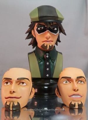 Pro painted, 1/6 scale,  Kotetsu T. Kaburagi – Tiger and Bunny. Kit Resin Figure Bust