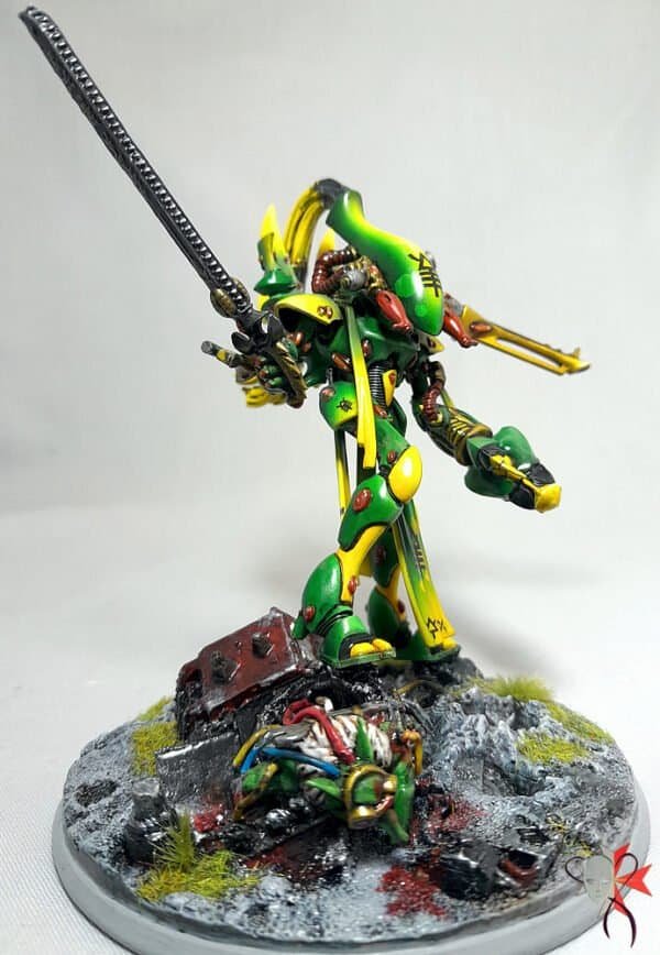 Iskandar Star Seeker - Custom Pro-Painted Aeldari Striking Scorpion Exarch, Wraithlord - Image 19