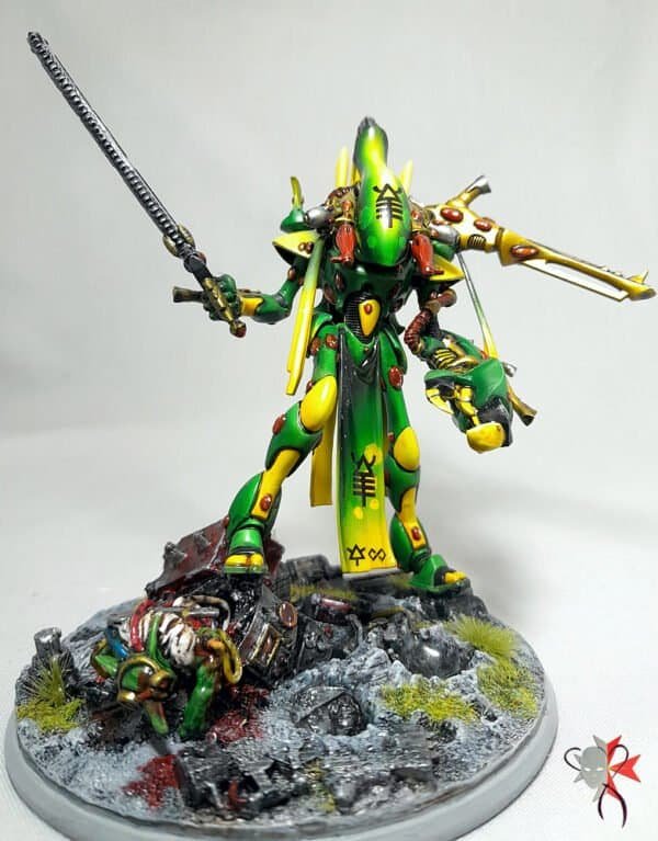Iskandar Star Seeker - Custom Pro-Painted Aeldari Striking Scorpion Exarch, Wraithlord - Image 18