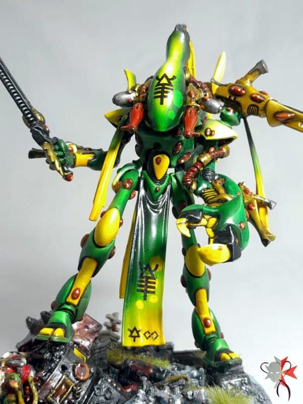 Iskandar Star Seeker - Custom Pro-Painted Aeldari Striking Scorpion Exarch, Wraithlord - Image 16