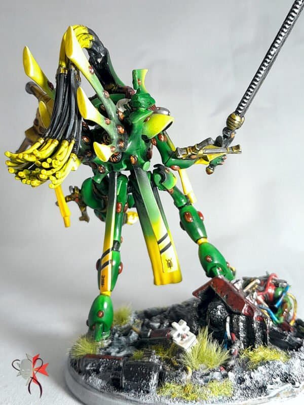 Iskandar Star Seeker - Custom Pro-Painted Aeldari Striking Scorpion Exarch, Wraithlord - Image 14