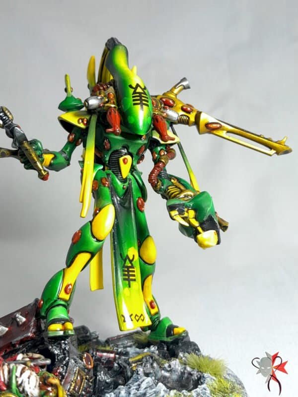 Iskandar Star Seeker - Custom Pro-Painted Aeldari Striking Scorpion Exarch, Wraithlord - Image 12