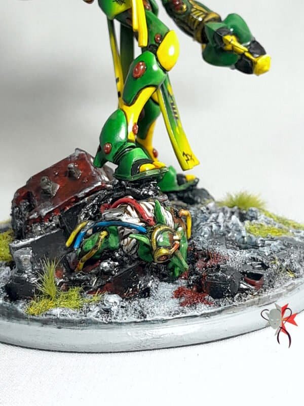 Iskandar Star Seeker - Custom Pro-Painted Aeldari Striking Scorpion Exarch, Wraithlord - Image 4