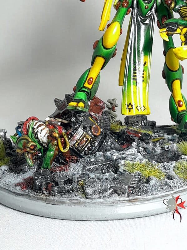 Iskandar Star Seeker - Custom Pro-Painted Aeldari Striking Scorpion Exarch, Wraithlord - Image 3