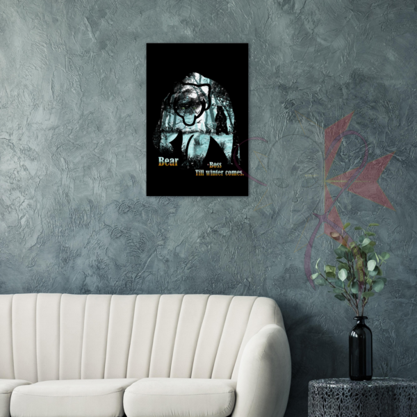 Bear, Boss till winter comes - Canvas - Image 20