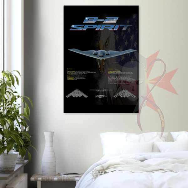 B-2 Spirit, Bomber - Fan Art - Aluminum Print - Image 7