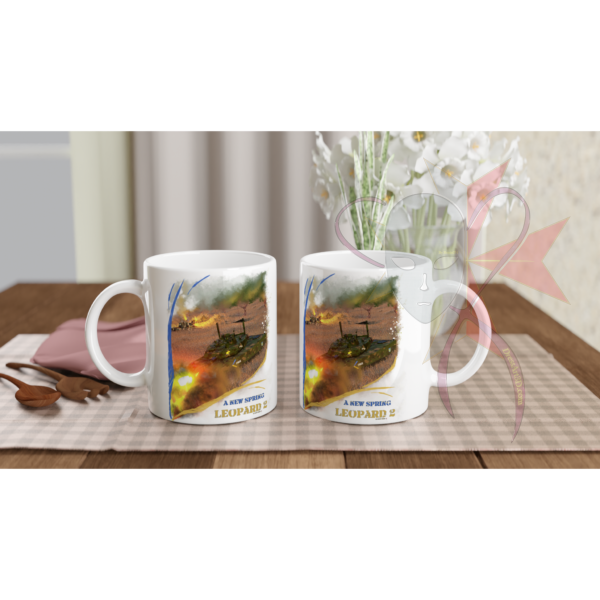 A new Spring, Leopard 2 -  White 11oz Ceramic Mug