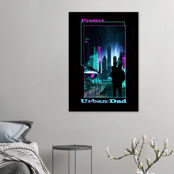 Protect, Urban Dad - Aluminum Print - Image 4