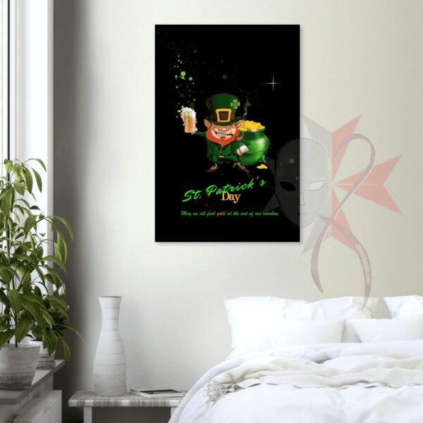 Saint Patrick's day - May we all find a pot of Gold at the end of our rainbow. -  Aluminum Print - Image 6