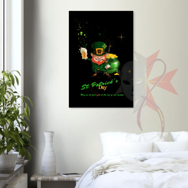 Saint Patrick's day - May we all find a pot of Gold at the end of our rainbow. -  Aluminum Print - Image 6