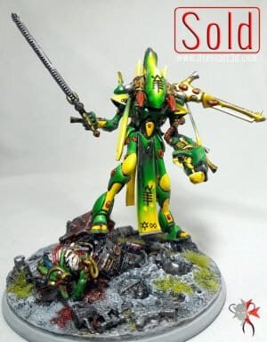 Iskandar Star Seeker - Aeldari / Eldar Wratih Lord Striking Scorpion Exarch with custom parts at dressart3d.com