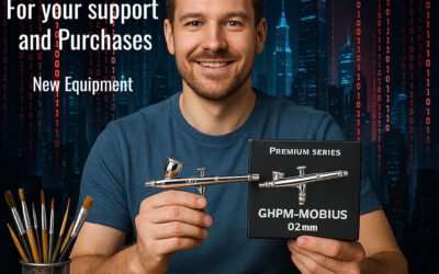 Airbrush Upgrade: Thanks to Your Support and Purchases, Our Next-Level Projects Begin!